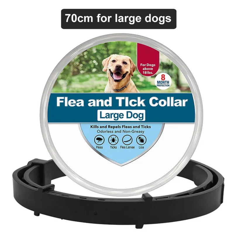 Extendable Pet Dog Flea Collar Antiparasitic Necklace Adjustable anti Flea and Tick Collar Large Dog Puppy Cat Anti-Flea Collar