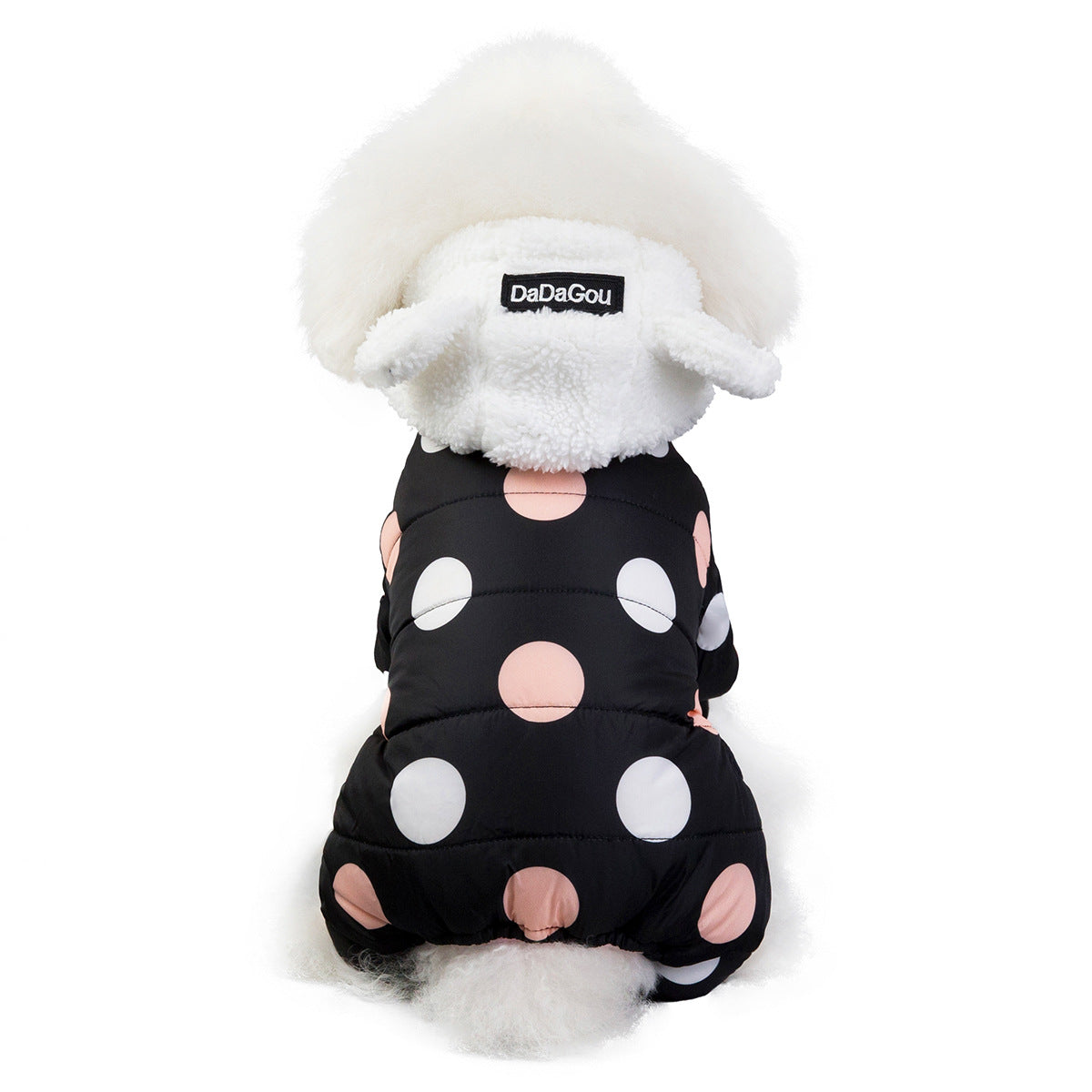 Polka Dot Cotton Pet Coat