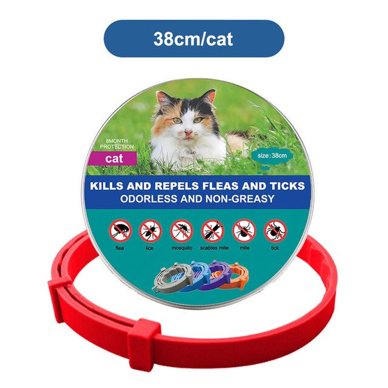 New Pet Dog Cat Collars Veterinary anti Flea and Tick Collar for Cats Dogs Anti-Parasitic Necklace for Large Small Dogs Products