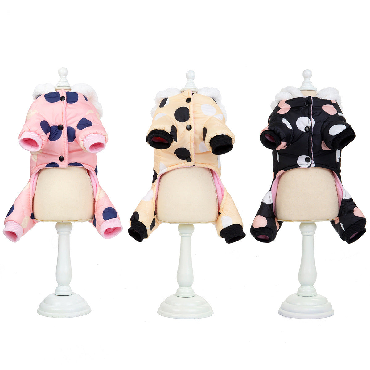 Polka Dot Cotton Pet Coat