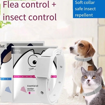 Anti Flea Tick Collar for Cat Small Dog Antiparasitic 8Month Protection Adjustable Puppy Kitten Collar Breakaway Pet Accessories