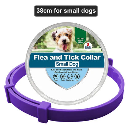 Extendable Pet Dog Flea Collar Antiparasitic Necklace Adjustable anti Flea and Tick Collar Large Dog Puppy Cat Anti-Flea Collar