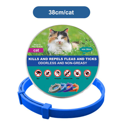 New Pet Dog Cat Collars Veterinary anti Flea and Tick Collar for Cats Dogs Anti-Parasitic Necklace for Large Small Dogs Products