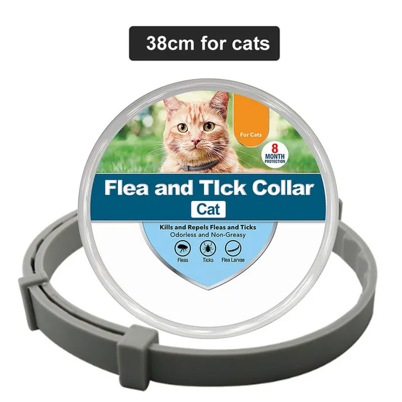 Extendable Pet Dog Flea Collar Antiparasitic Necklace Adjustable anti Flea and Tick Collar Large Dog Puppy Cat Anti-Flea Collar