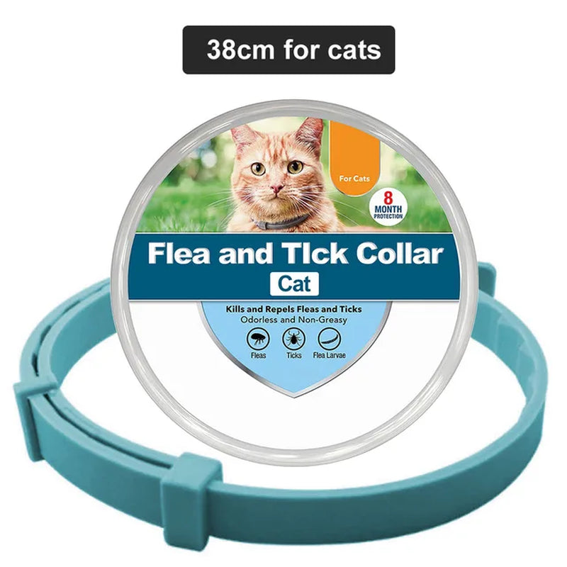 Extendable Pet Dog Flea Collar Antiparasitic Necklace Adjustable anti Flea and Tick Collar Large Dog Puppy Cat Anti-Flea Collar