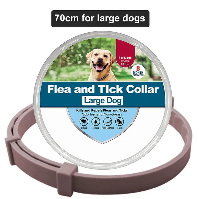 Extendable Pet Dog Flea Collar Antiparasitic Necklace Adjustable anti Flea and Tick Collar Large Dog Puppy Cat Anti-Flea Collar