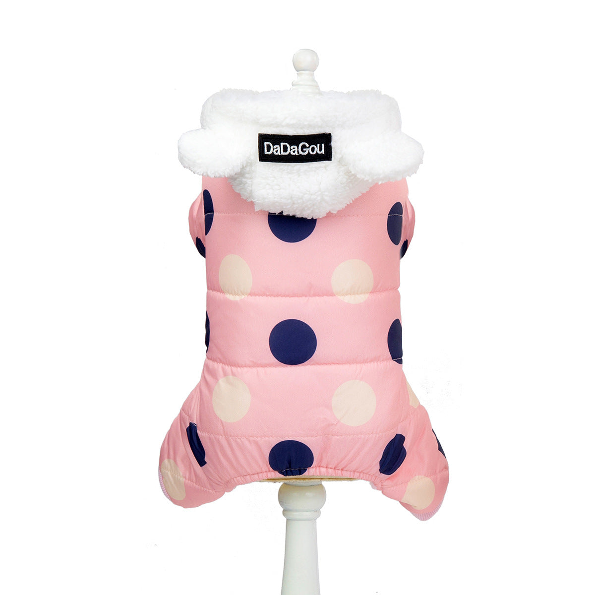 Polka Dot Cotton Pet Coat