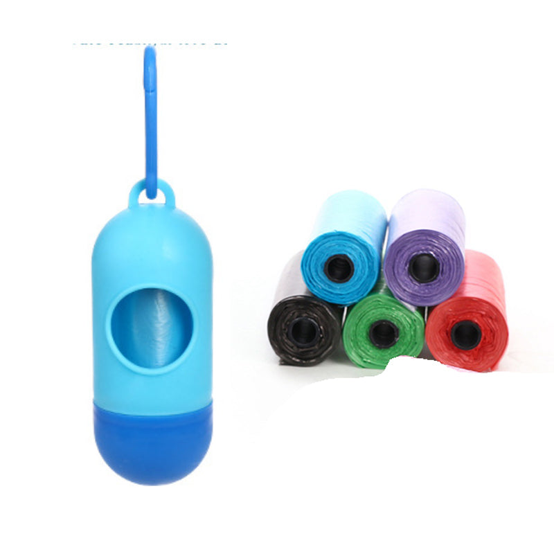 Poop Bag Holder & Colorful Bag Rolls