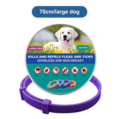 New Pet Dog Cat Collars Veterinary anti Flea and Tick Collar for Cats Dogs Anti-Parasitic Necklace for Large Small Dogs Products