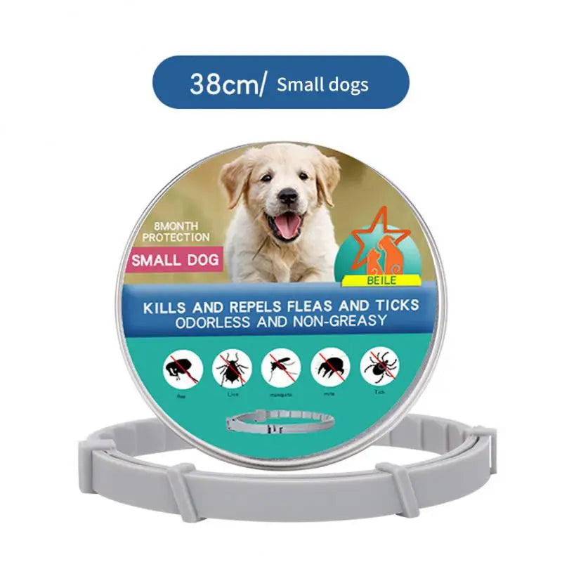 1/2PCS Pet Flea and Tick Collar for Dogs Cats Adjustable Prevention Pet Collar Pest Anti-Mosquito Insect Repellent Puppy