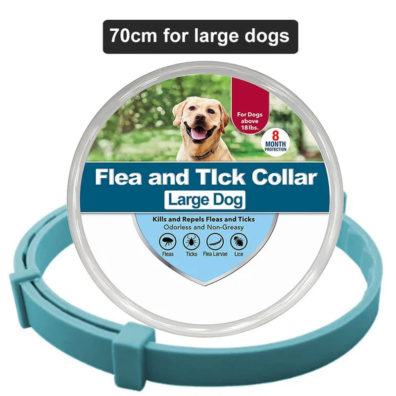 Extendable Pet Dog Flea Collar Antiparasitic Necklace Adjustable anti Flea and Tick Collar Large Dog Puppy Cat Anti-Flea Collar