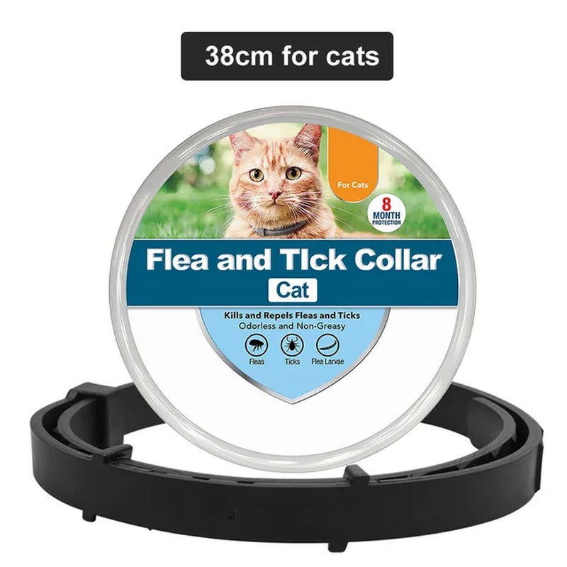 Extendable Pet Dog Flea Collar Antiparasitic Necklace Adjustable anti Flea and Tick Collar Large Dog Puppy Cat Anti-Flea Collar