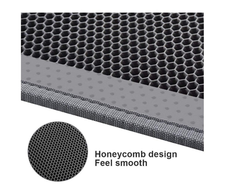 Honeycomb Pet Mat for Feeding and Litter Area