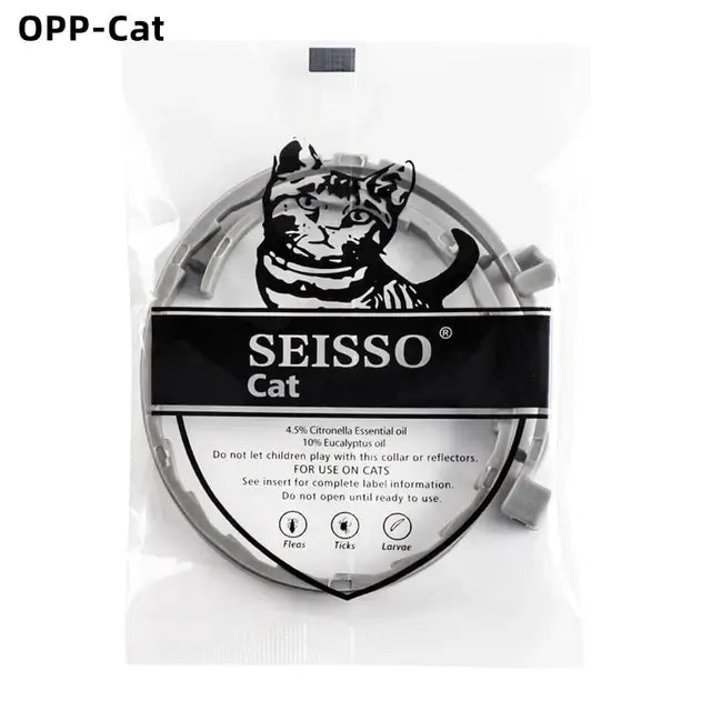 SEISSO Adjustable Flea and Tick Collar for Cats and Dogs