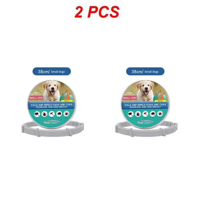 1/2PCS Pet Flea and Tick Collar for Dogs Cats Adjustable Prevention Pet Collar Pest Anti-Mosquito Insect Repellent Puppy