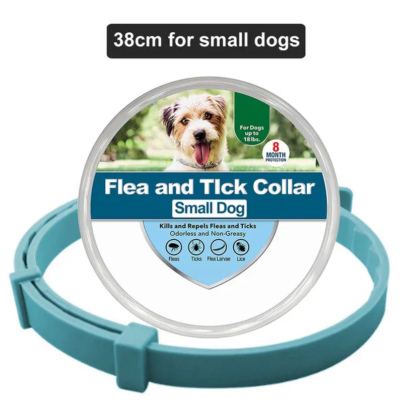 Extendable Pet Dog Flea Collar Antiparasitic Necklace Adjustable anti Flea and Tick Collar Large Dog Puppy Cat Anti-Flea Collar