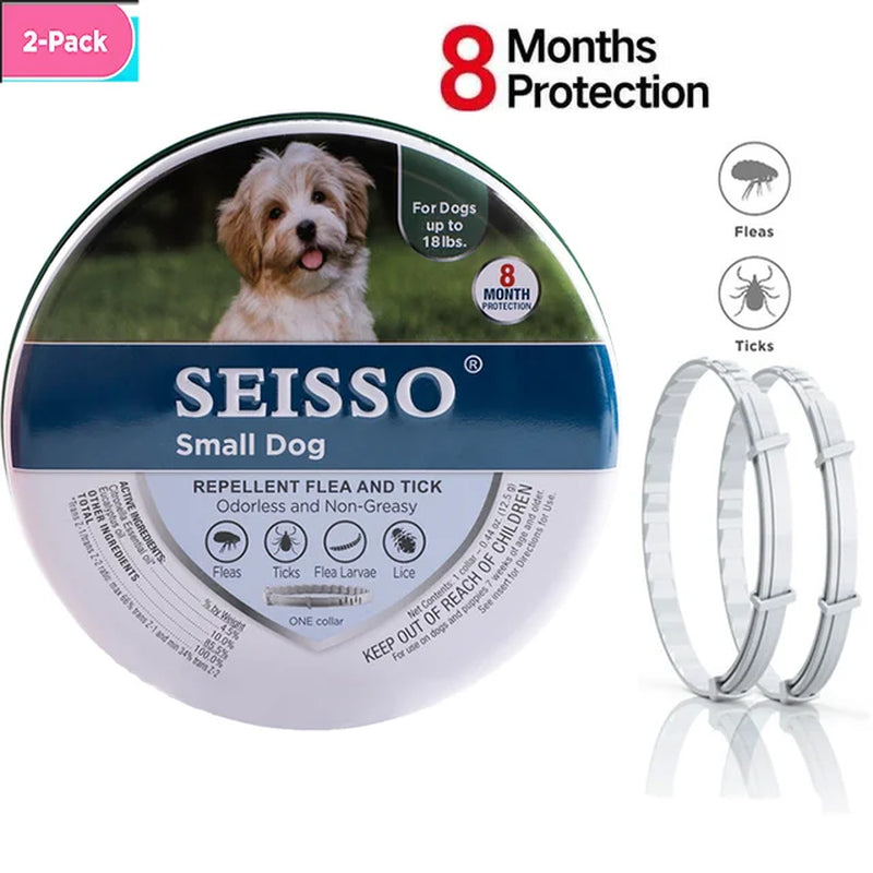 2/3Pc Dog anti Flea and Tick Antiparasitic Collar Pet 8Month Protection Adjustable Collar for Large Dog Puppy Cat Dog Accessorie