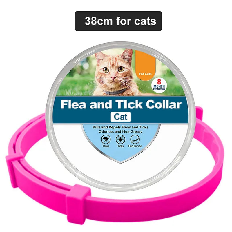 Extendable Pet Dog Flea Collar Antiparasitic Necklace Adjustable anti Flea and Tick Collar Large Dog Puppy Cat Anti-Flea Collar