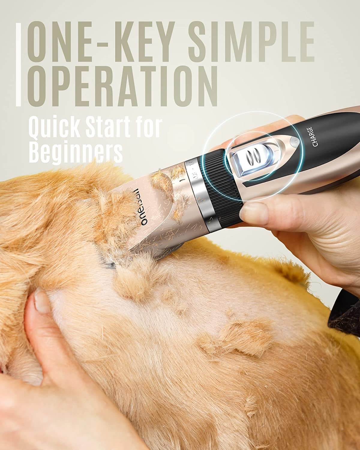 pet hair shaver and accessories