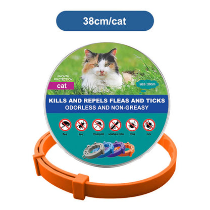 New Pet Dog Cat Collars Veterinary anti Flea and Tick Collar for Cats Dogs Anti-Parasitic Necklace for Large Small Dogs Products