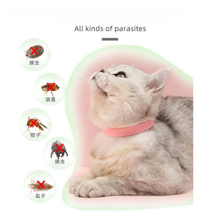 Pet External Insect Repellent Anti-Tick Tick Adjustable Cat Flea Ring Outdoor Home Pet Supplies Cat Supplies Cat Accessories