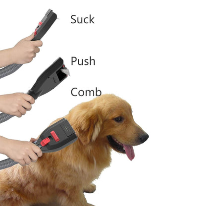 pet grooming brush vacuum attachment