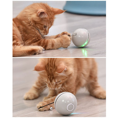 Colorful LED Lights, Self-Rolling Cat Ball