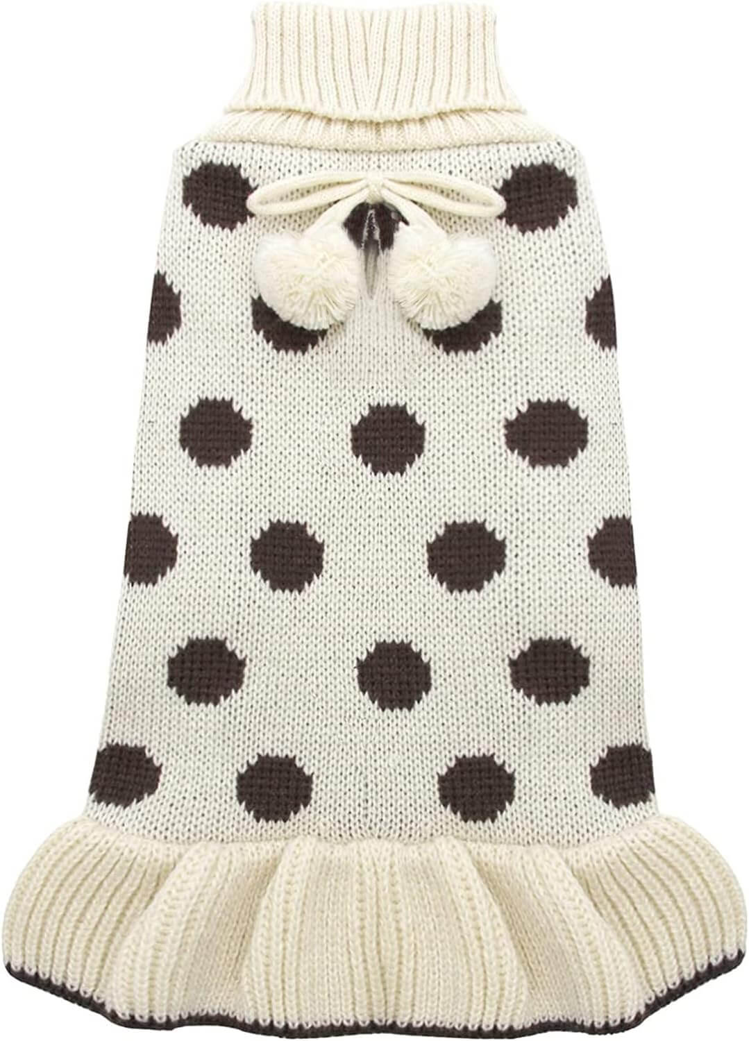 polka dot dog sweater