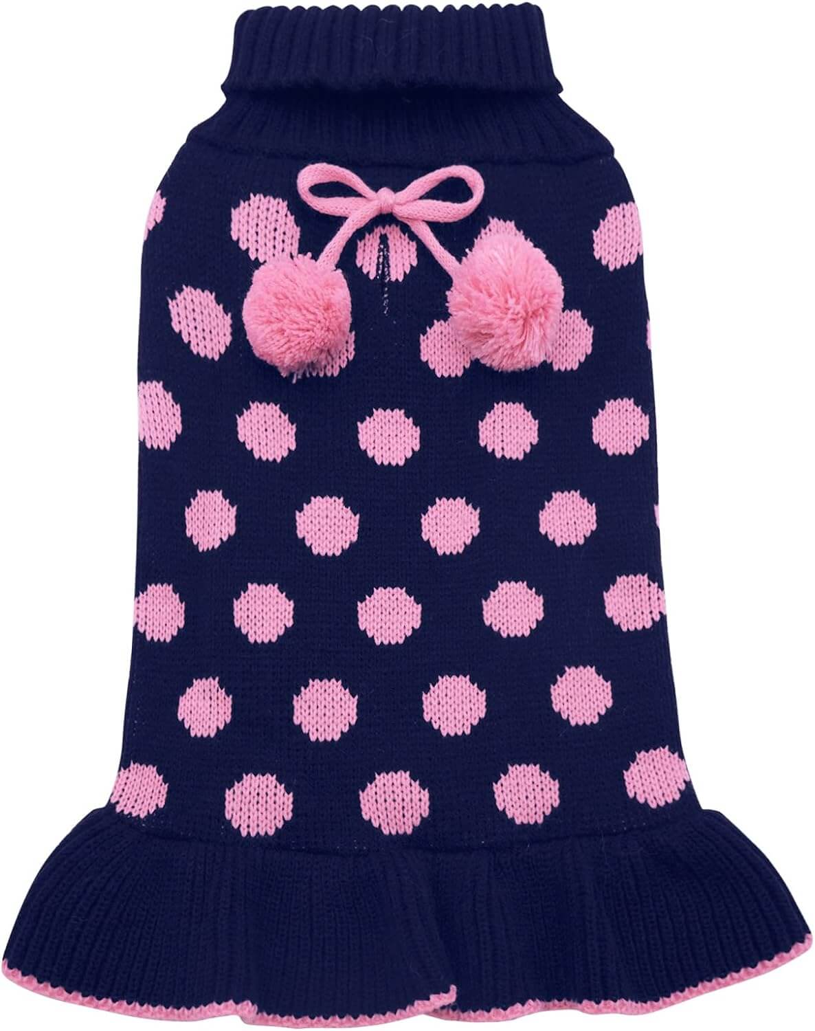 polka dot dog sweater