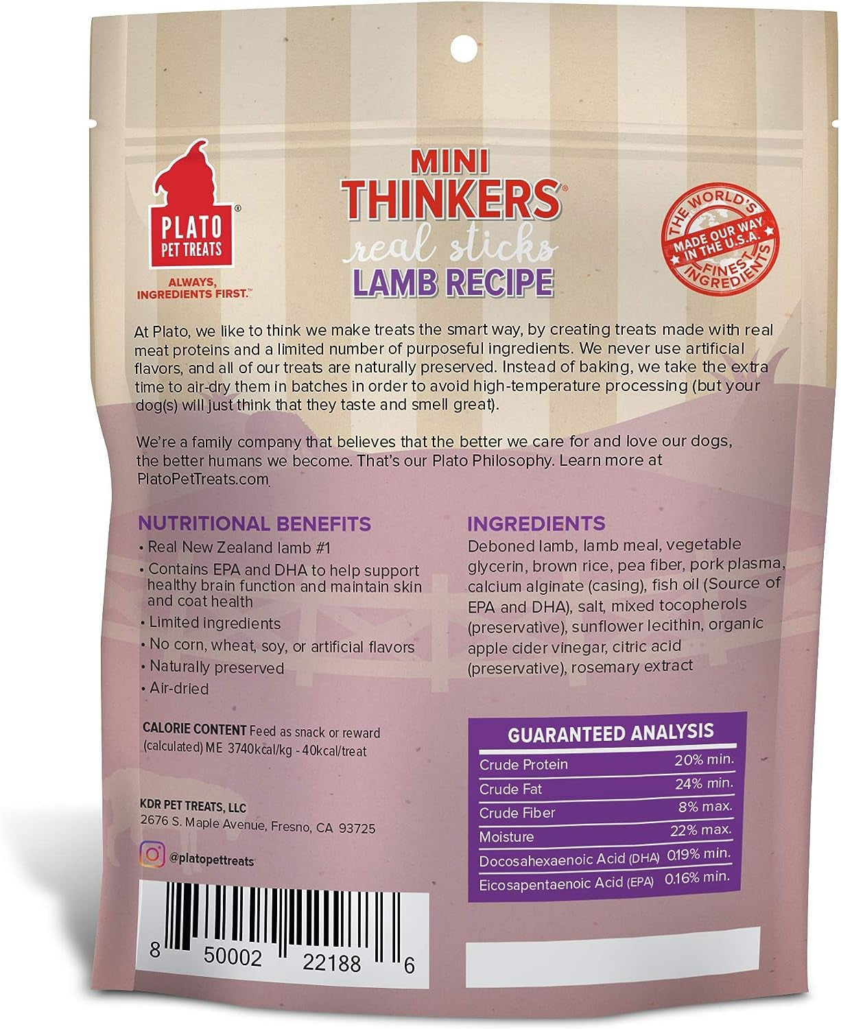 Mini Thinkers Lamb 6Oz