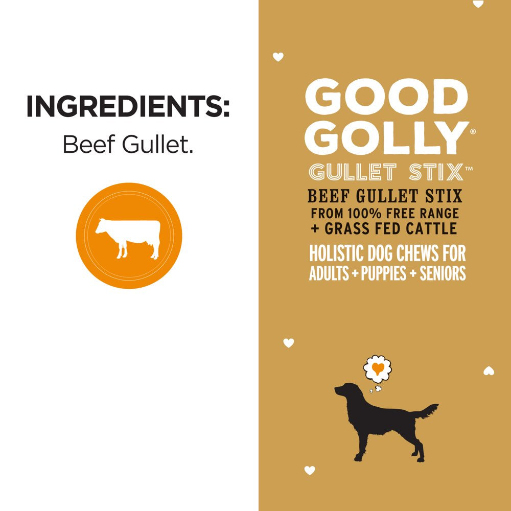 Good Golly Gullet Dog Chews, 2 Oz, 6 Inch