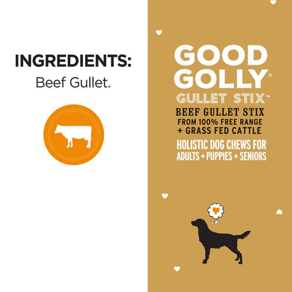 Good Golly Gullet Dog Chews, 2 Oz, 6 Inch