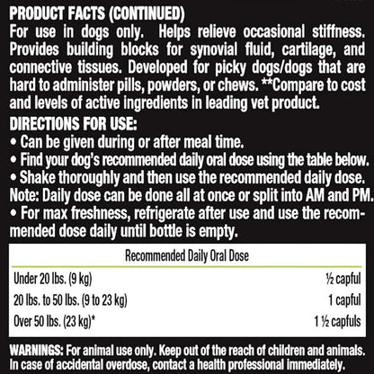 Liquid-Vet K9 Hip & Joint Advanced Formula, Unflavored, 32 Oz