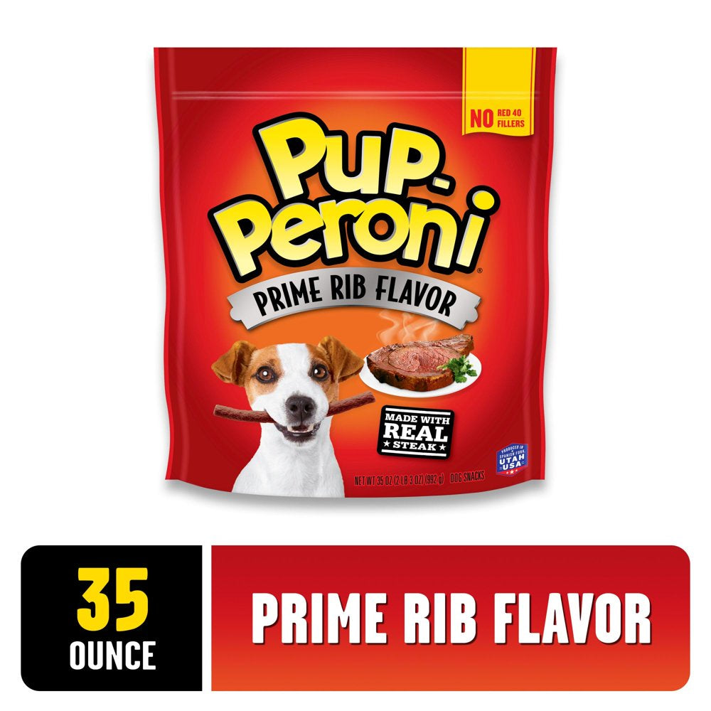 Prime Rib Flavor Dog Treats, 35Oz Bag