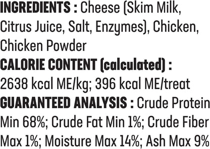 Yak Cheese Dog Chews, 100% Natural, Long Lasting, Gluten Free, Healthy & Safe Dog Treats, Lactose & Grain Free, Protein Rich, X-Large Dogs 55 Lbs & Larger, Chicken Flavor, 3.3 Oz