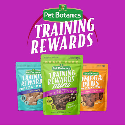 4 Oz. Pouch Training Reward Mini Soft & Chewy, Duck and Bacon Flavor, with 200 Treats per Bag, the Choice of Top Trainers