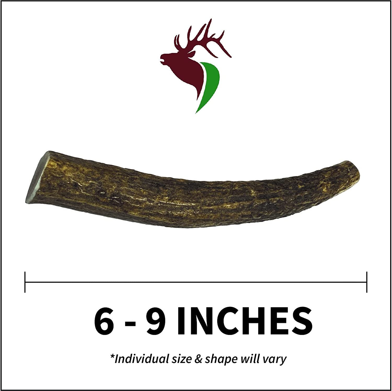 - Medium Whole Single Pack (For 20-45 Lb Dogs and Puppies) Premium Grade Elk Antler for Dogs (1 Piece) Sourced in the USA