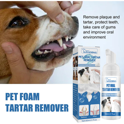 Pet Tartar Remover Removing Dental Calculus Bad Breath Yellow Teeth