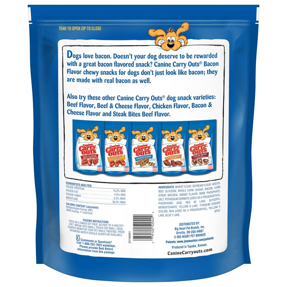 Bacon Flavor Dog Treats, 47Oz Bag