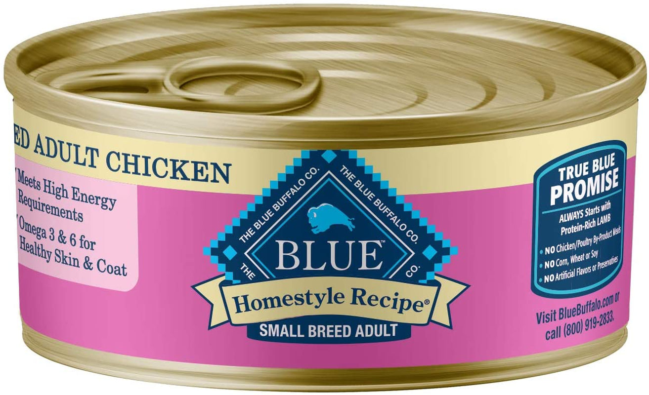 Homestyle Recipe Natural Adult Small Breed Wet Dog Food, Chicken 5.5-Oz Can (Pack of 24)