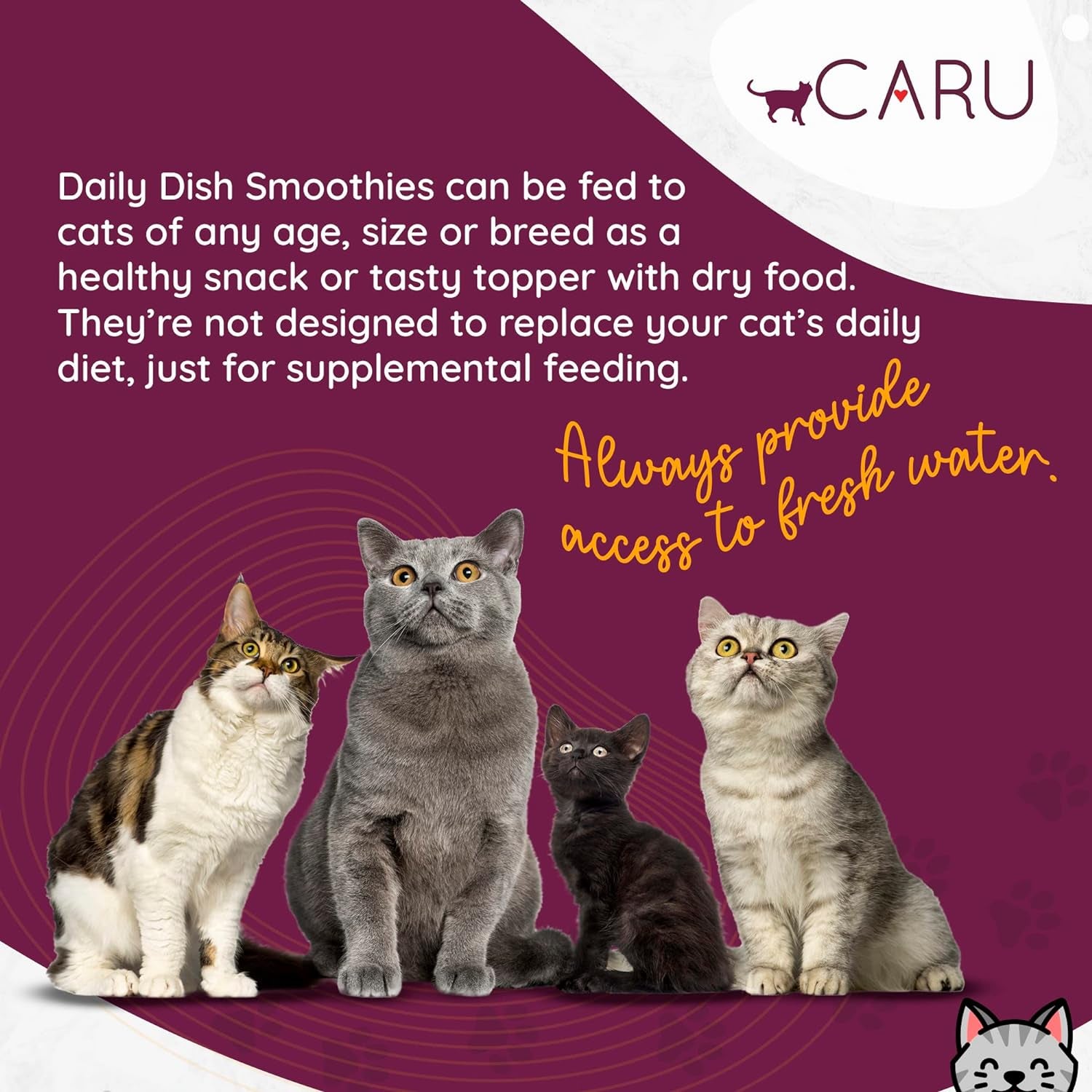 - Daily Dish Tuna Flavored Cat Smoothies - 0.5Oz Tubes - 4 Pack