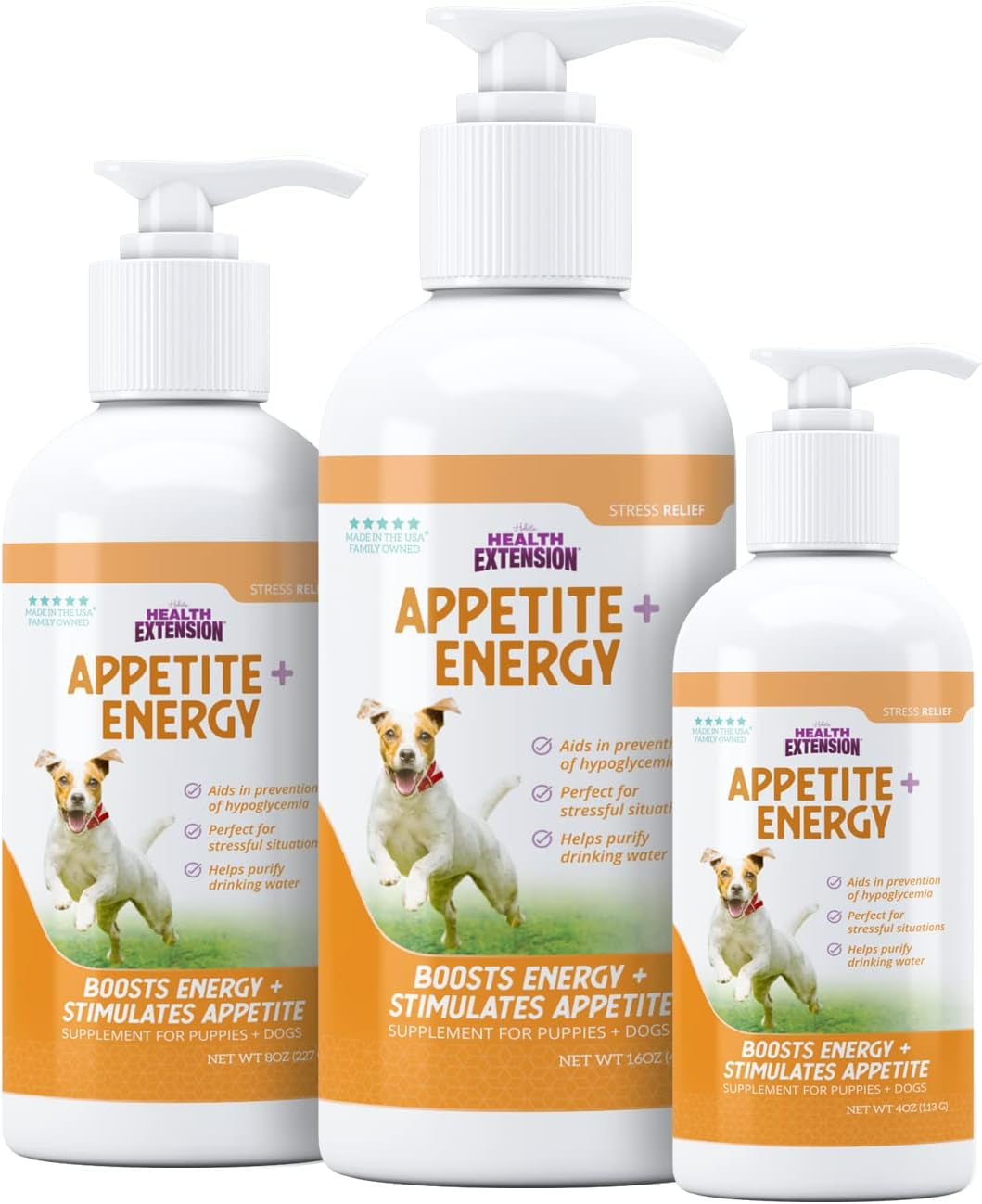 Stress Relief - Tasty Liquid Supplement for Puppies & Adult Dogs