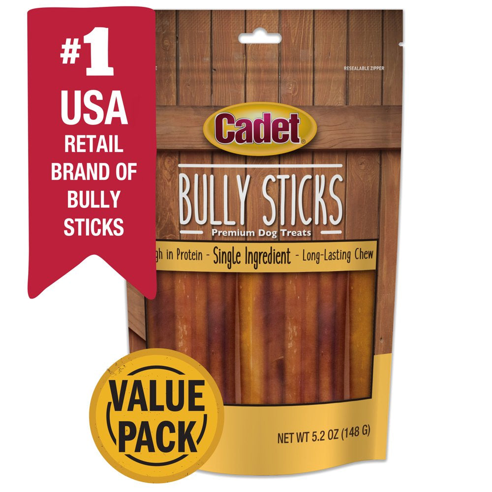 Bully Sticks Dog Treats 5.2 Oz. Value Pack