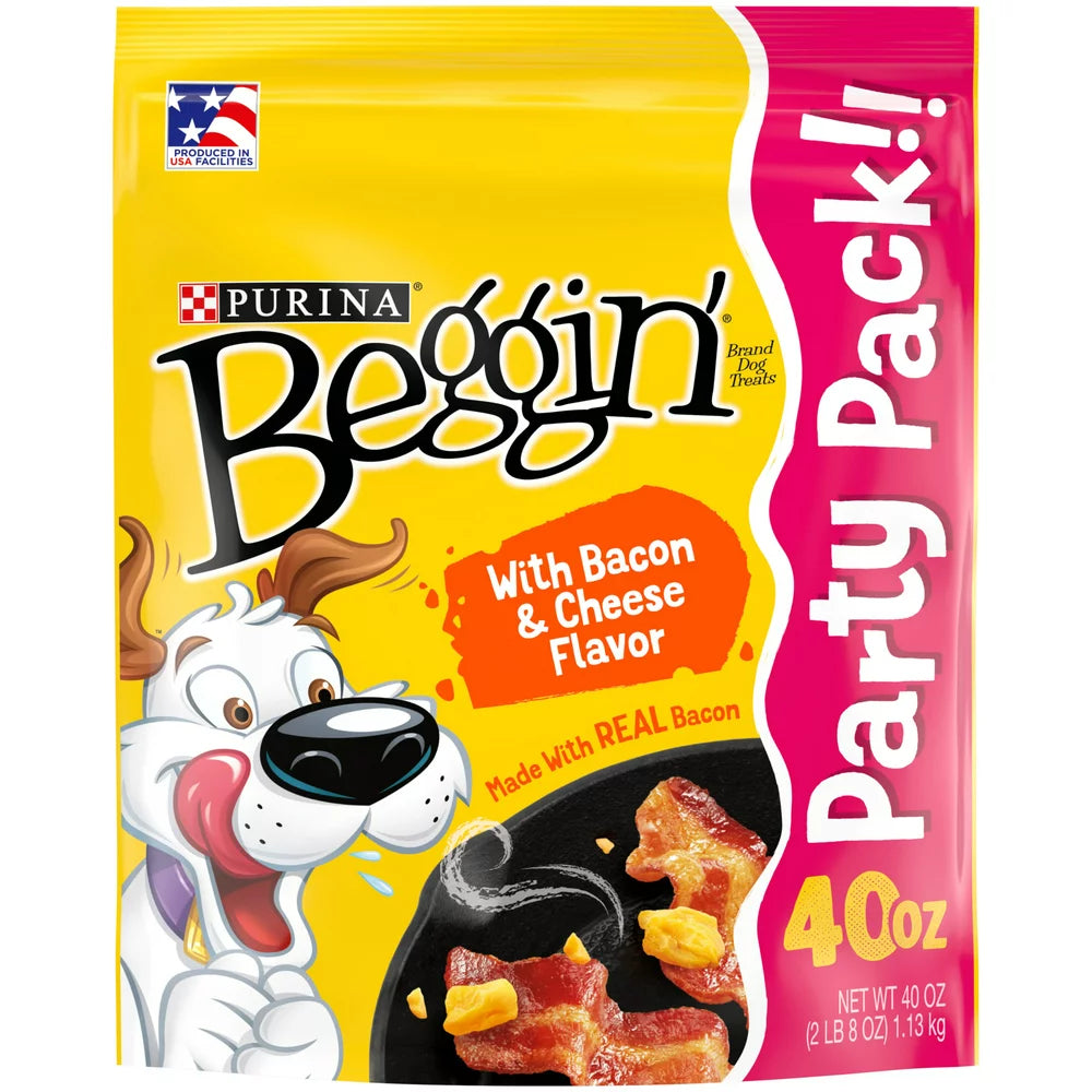 Purina  Strips with Real Meat Dog Training Treats with Bacon and Cheese Flavors