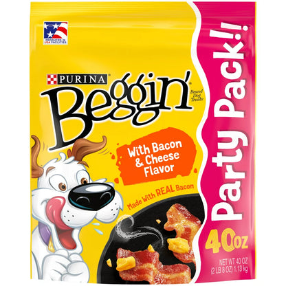 Purina  Strips with Real Meat Dog Training Treats with Bacon and Cheese Flavors