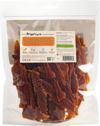 Duck Breast Jerky Dog Treats - 16 Ounce