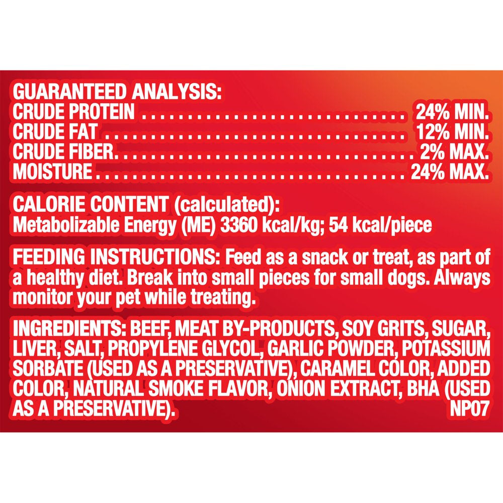 Original Beef Flavor Dog Treats, 35Oz Bag