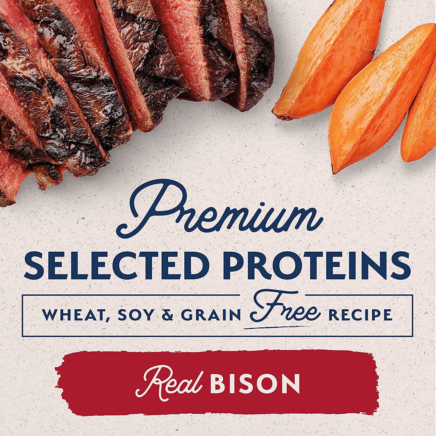 Limited Ingredient Adult Grain-Free Dry Dog Food, Reserve Sweet Potato & Bison Recipe, 12 Pound (Pack of 1)