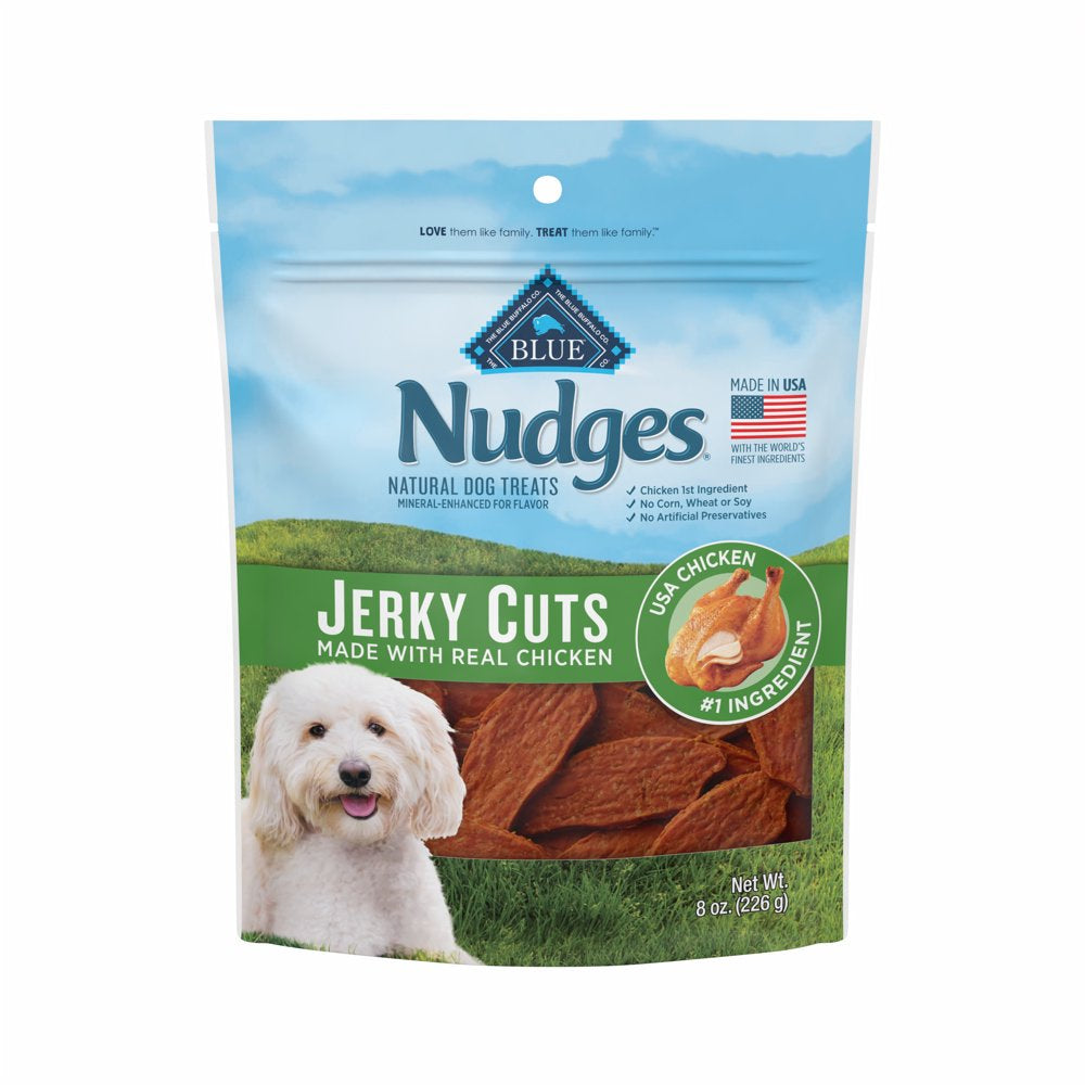 Nudges Jerky Cuts Natural Dog Treats, Chicken 8Oz Bag