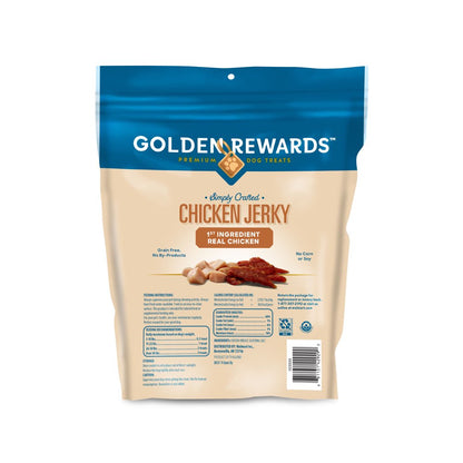 Chicken Flavor Premium Dry Jerky Treats for All Dogs, 32 Oz